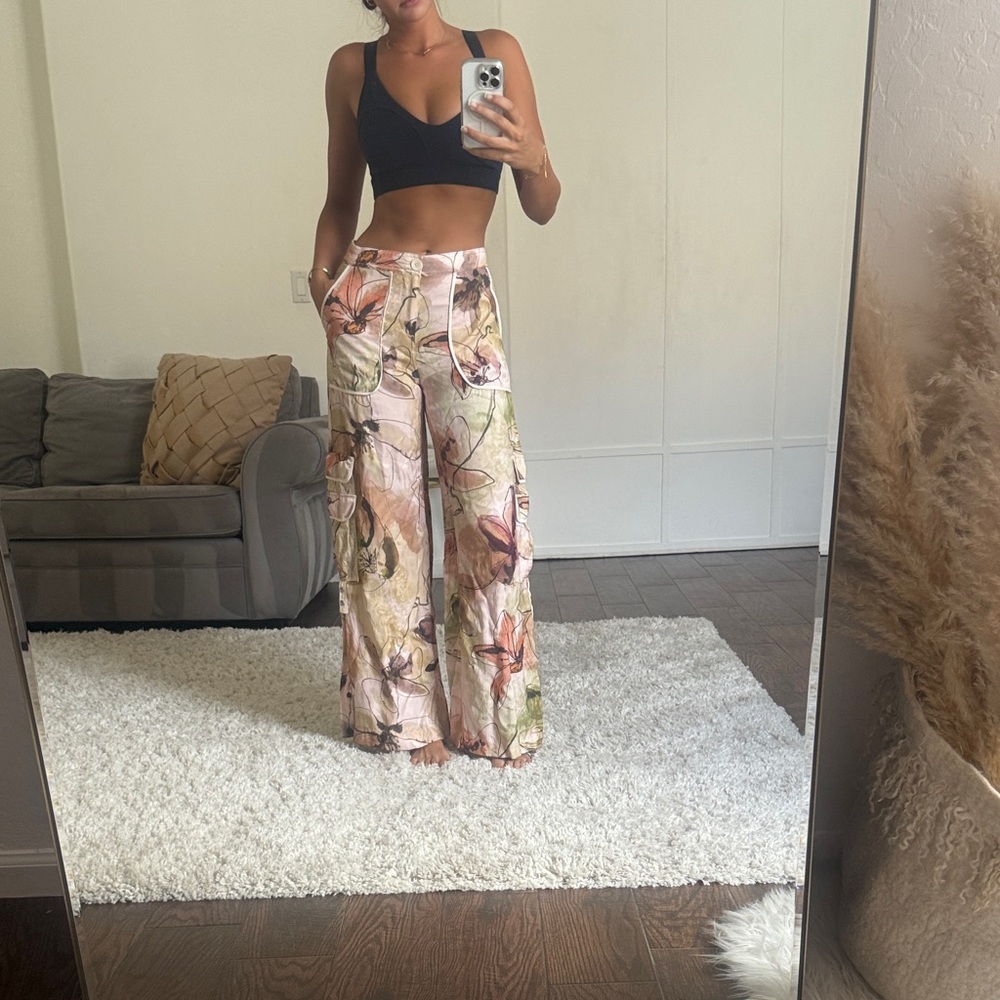 Floral Flowy Pants